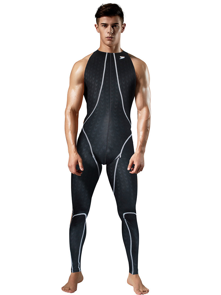 US SpeeDOSpeedo Special Counters Shark Skin Male Fit Swimsuit Professional Race Pick Up Speed