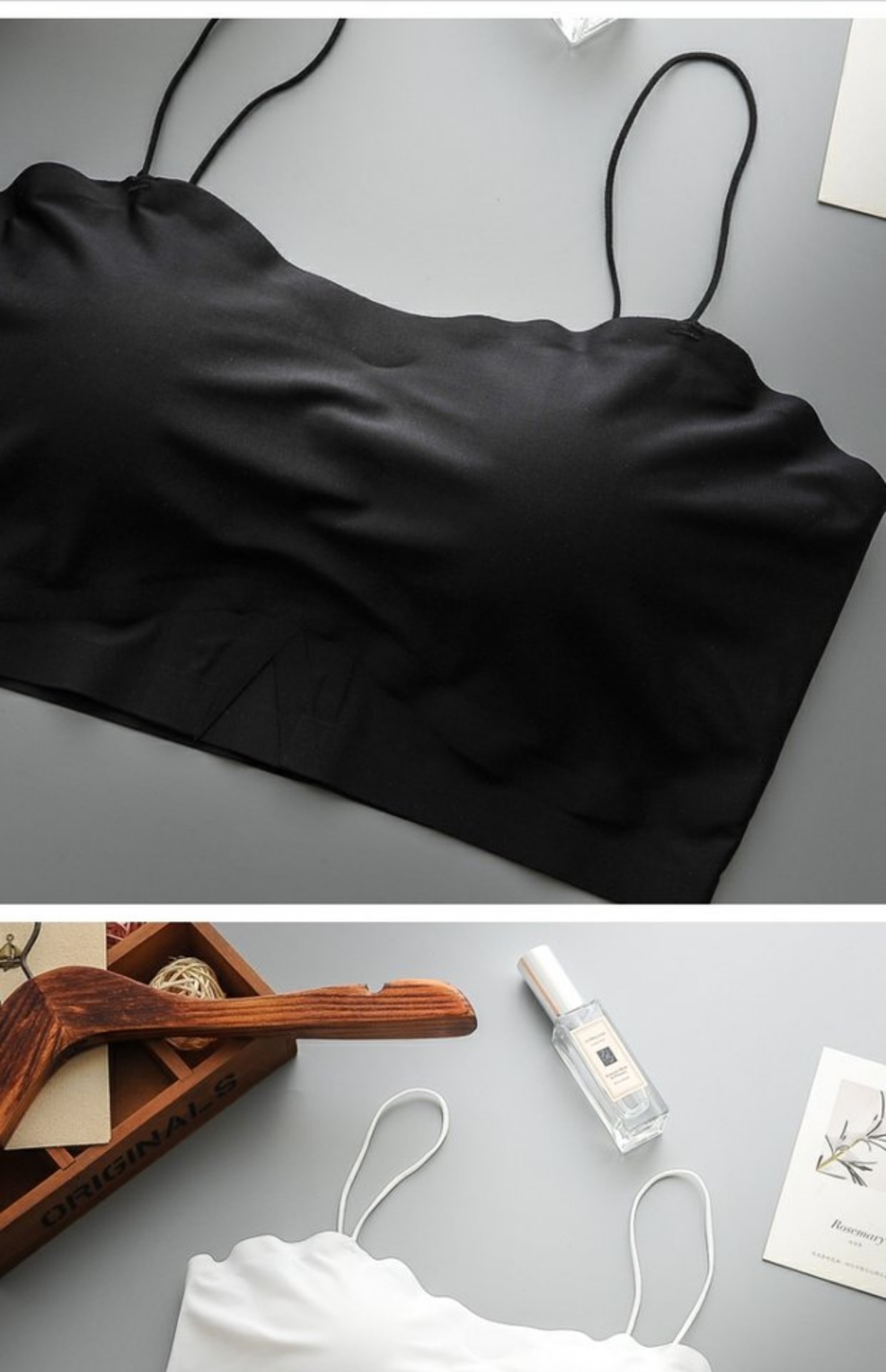 Cô gái băng lụa chống đi quấn ngực dây đeo ngực đệm vai mỏng dây đeo ngắn vest vest vest đáy ống đồ lót áo lót nữ dễ thương