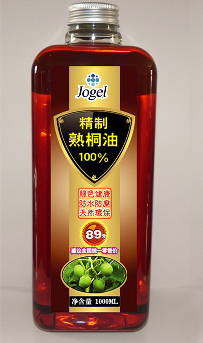 Tong oil cooked Tong oil anti-corrosion refined waterproof anti-corrosion wood Tung oil instead of wood oil Jiujie original
