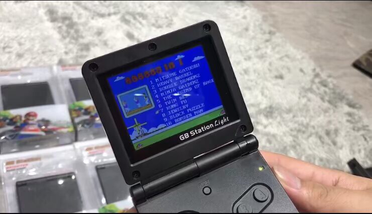 Xiaobawang cầm tay GBASP cầm tay tích hợp hơn 100 trò chơi ký ức tuổi thơ Nintendo cầm tay máy chơi game sup 400 trò chơi