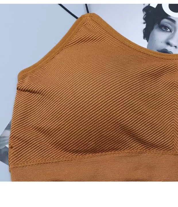 Phần cotton mỏng dây đeo vai quấn ngực kiểu ống top top vest vest thể thao đồ lót nữ học sinh trung học nữ bra