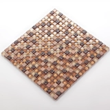 Стеклянная серебряная мозаика, головоломка на стену, золото и серебро, зеркальный эффект