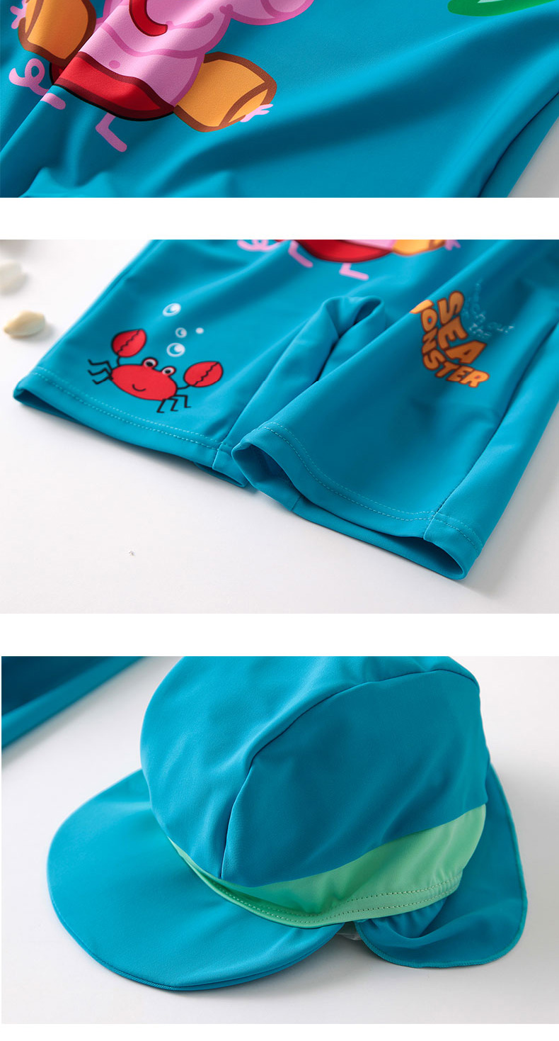 Áo Tắm trẻ em Boy Dễ Thương Cartoon Pig Xiêm Bé Bé Áo Tắm Khủng Long Spa Mô Hình Áo Tắm Hàn Quốc quần áo bơi trẻ em