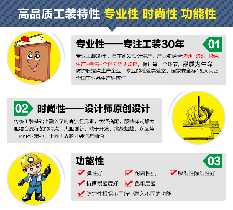 Tenue de travail en coton - Ref 1911418 Image 12