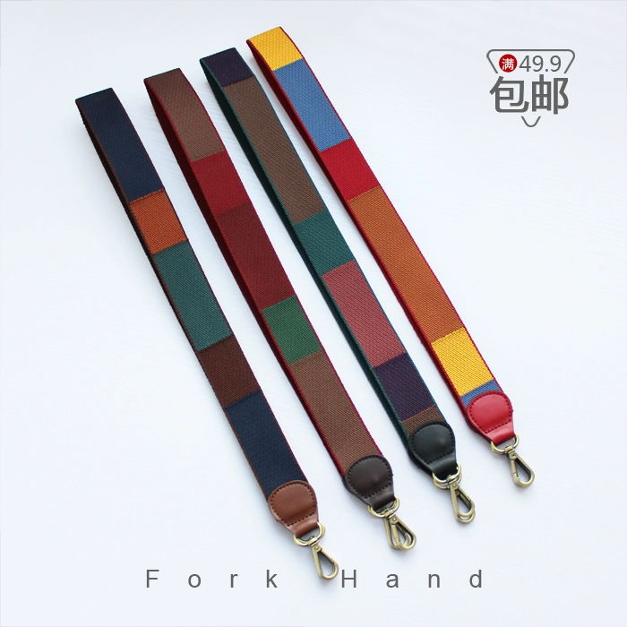 Phụ kiện thay thế túi nữ thắt lưng hành lý Dây đeo vai rộng 5 cm Dây đeo chéo 3,8 cm Dây đeo chéo bằng vải ba lô da với dây đeo dài - Phụ kiện chăm sóc mắt