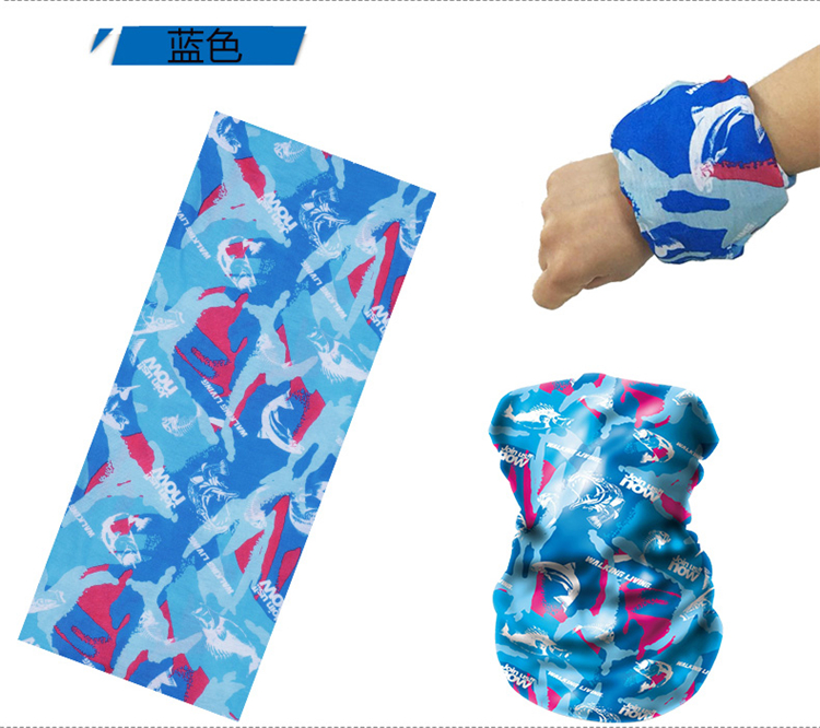 Vikalailin đích thực đa chức năng khăn turban câu cá kem chống nắng nam muỗi chống côn trùng mặt nạ bụi cung cấp đặc biệt - Kerchief / Earflap khăn ống nam