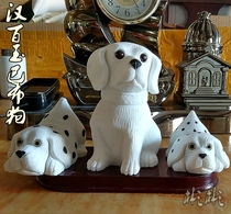 Stone Carving Zodiac Kennel House Fengshui Wine Cabinet Creative Office Decoration Mini Handiwork
