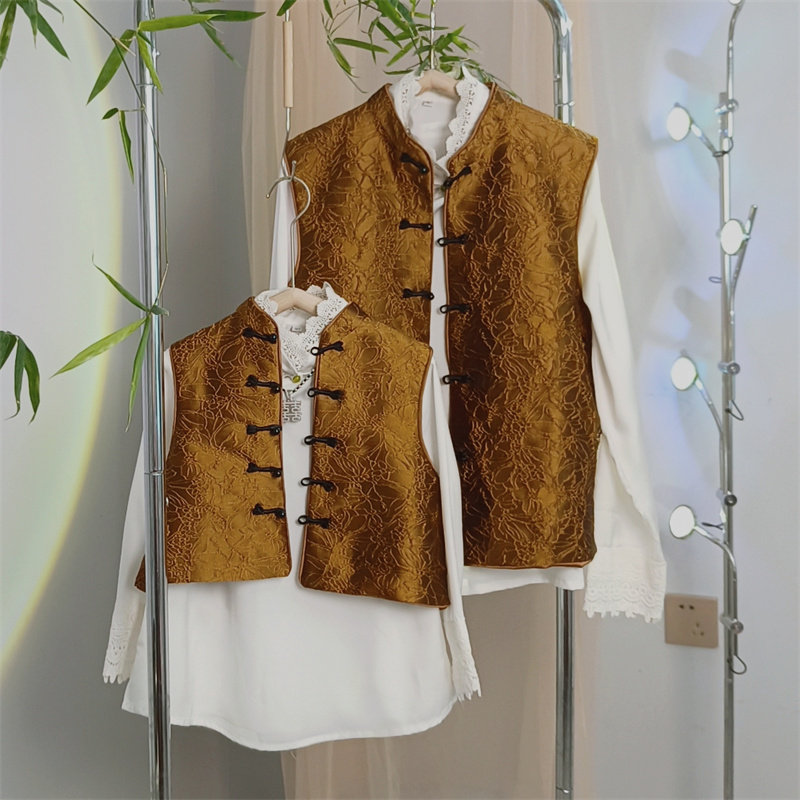 (Songfeng Moonlight) Fall New Chinese pro-Chinese dress Machia Tang Costume Women's Ancient Wind Improved Mother and Child Costume Tide-Taobao