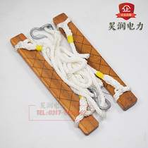 Electrician climbing board pedal pedal board foot buckle climbing bar artifact electric climbing board hemp rope nylon rope