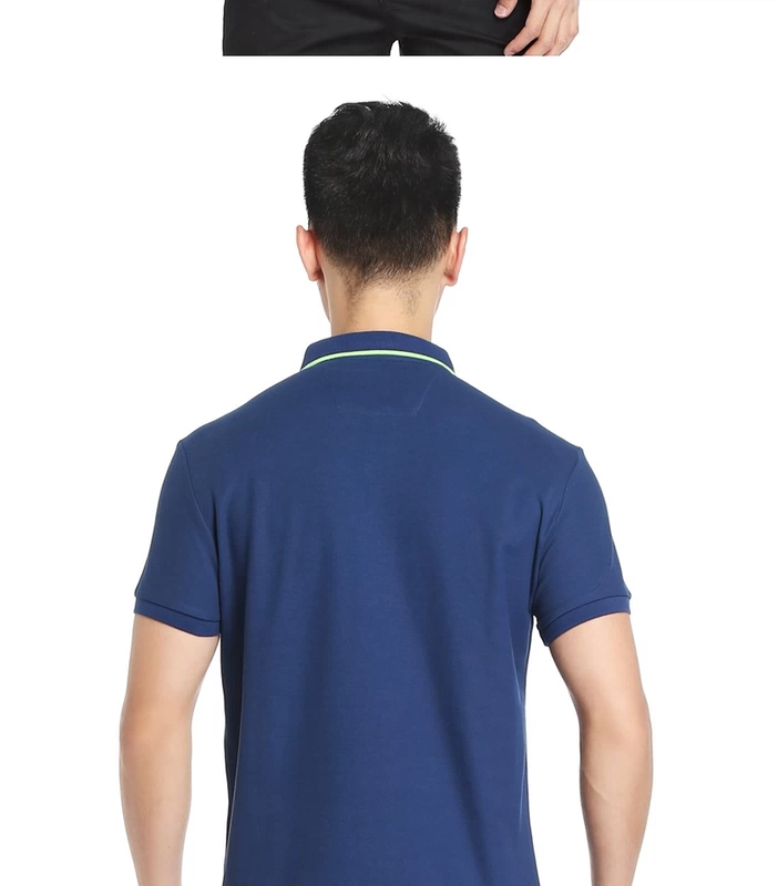 Hongxing Erke t-shirt nam ngắn tay phá vỡ mã giải phóng mặt bằng mùa hè thể thao giản dị áo sơ mi nam breathable ve áo Polo áo sơ mi