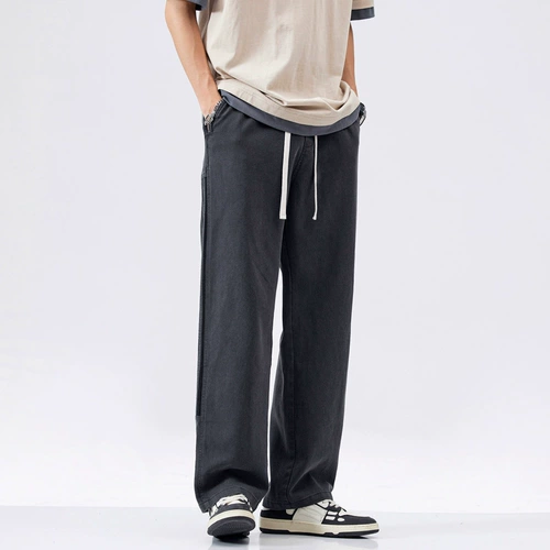 Летние спортивные штаны, свободный прямой крой, осенние