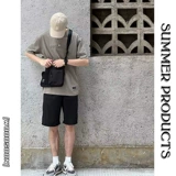 Шелковый летний трендовый хлопковый комплект, футболка с коротким рукавом для отдыха