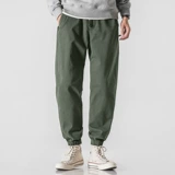 Осенние трендовые летние штаны для отдыха, свободный прямой крой, на шнурках