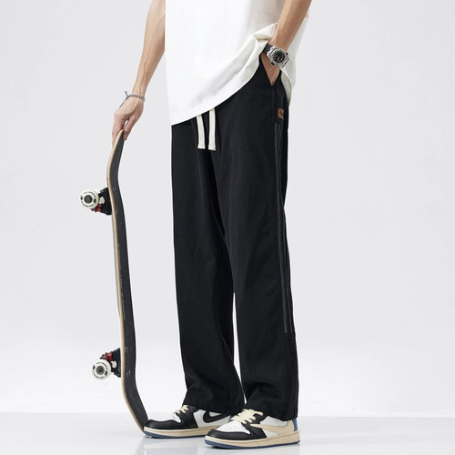 Летние спортивные штаны, свободный прямой крой, осенние