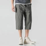 Летние штаны, трендовые шорты, тонкие повседневные брюки для отдыха, свободный прямой крой