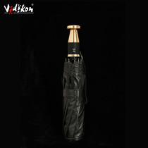 Wedekind automatic business folding umbrella Mens rain and rain dual-use vinyl sunshade sunscreen UV-proof sun umbrella