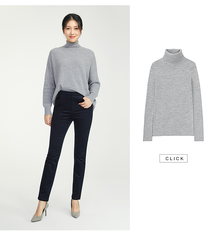 Quần nhung kẻ OXC / Ou Xiaocang quần nữ chân quần nhung kẻ mùa thu và mùa đông quần legging cạp cao quần bút chì retro các mẫu quần nữ đẹp