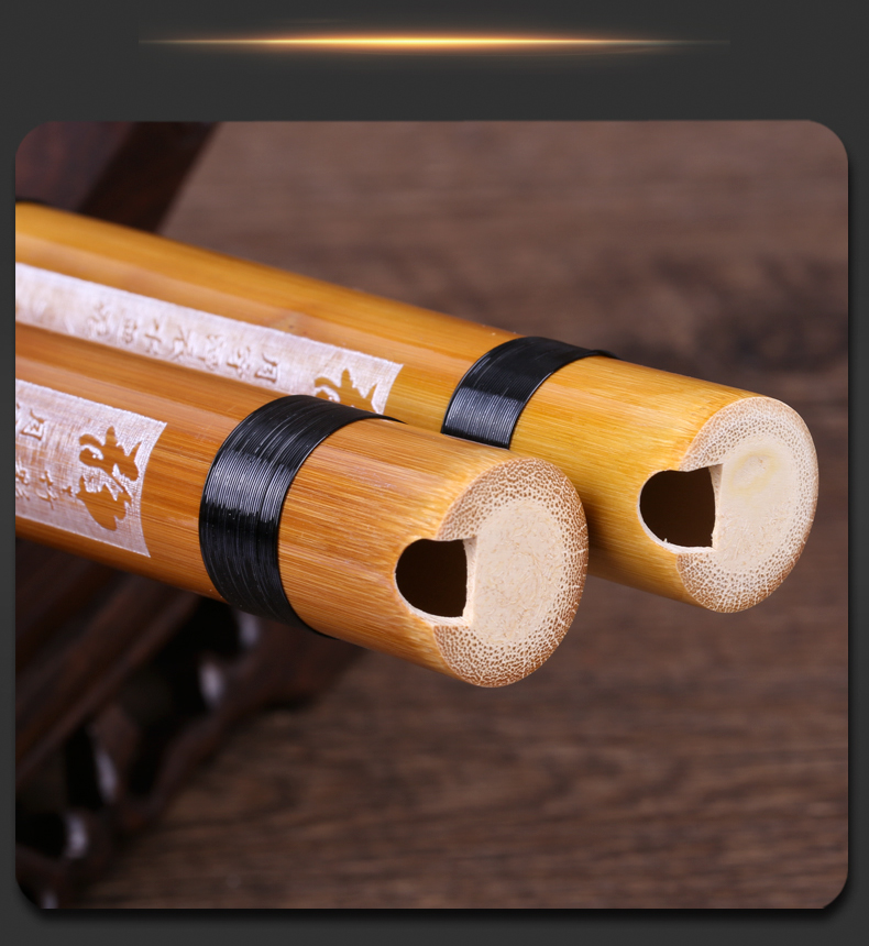 Theo tiếng tre gỗ trắng 箫 Bai Zhudong 箫 Nhạc cụ Xiao biểu diễn chuyên nghiệp - Nhạc cụ dân tộc mua đàn cổ cầm