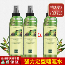 Senvina Olive strong styling gel water 200g men and women do not fluffy curls soft and bright non-oily men and women