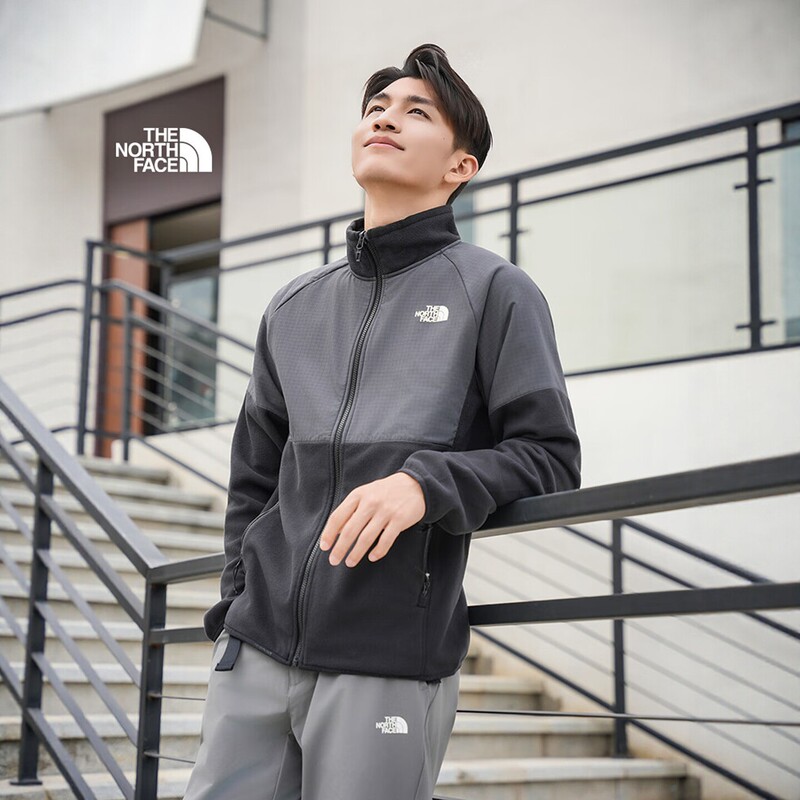 Autumn and Winter the North Face Men's Outdoor Softshell Jacket with Stand Collar and Liner 8Fhy Autumn and Winter the North Face Men's Outdoor Softshell Jacket with Stand Collar and Liner 8Fhy