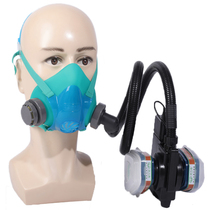 5V康本电动送风防毒面罩保为K3903防甲醛化工气体粉尘焊接烟尘