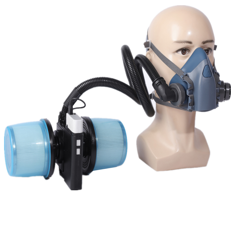 5V Kangben electric air delivery mask 7502 with composite carbon anti - formaldehyde chemical gas dust welding soot