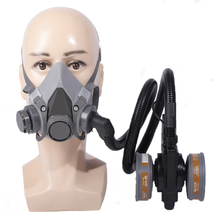 5V Kangben electric air supply gas mask 6200 is equipped with K activated carbon formaldehyde chemical gas welding fumes