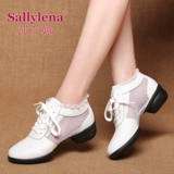 Летние туфли, танцующая обувь, мягкая подошва, из натуральной кожи