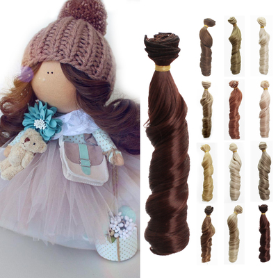 taobao agent New product spot SD BJD doll modified hair hook needle doll wigs of Roman curly hair 15cm