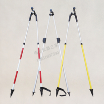 Total station alignment rod tripod Two feet three feet bracket Double fork tripod Engineering prism rod universal bracket