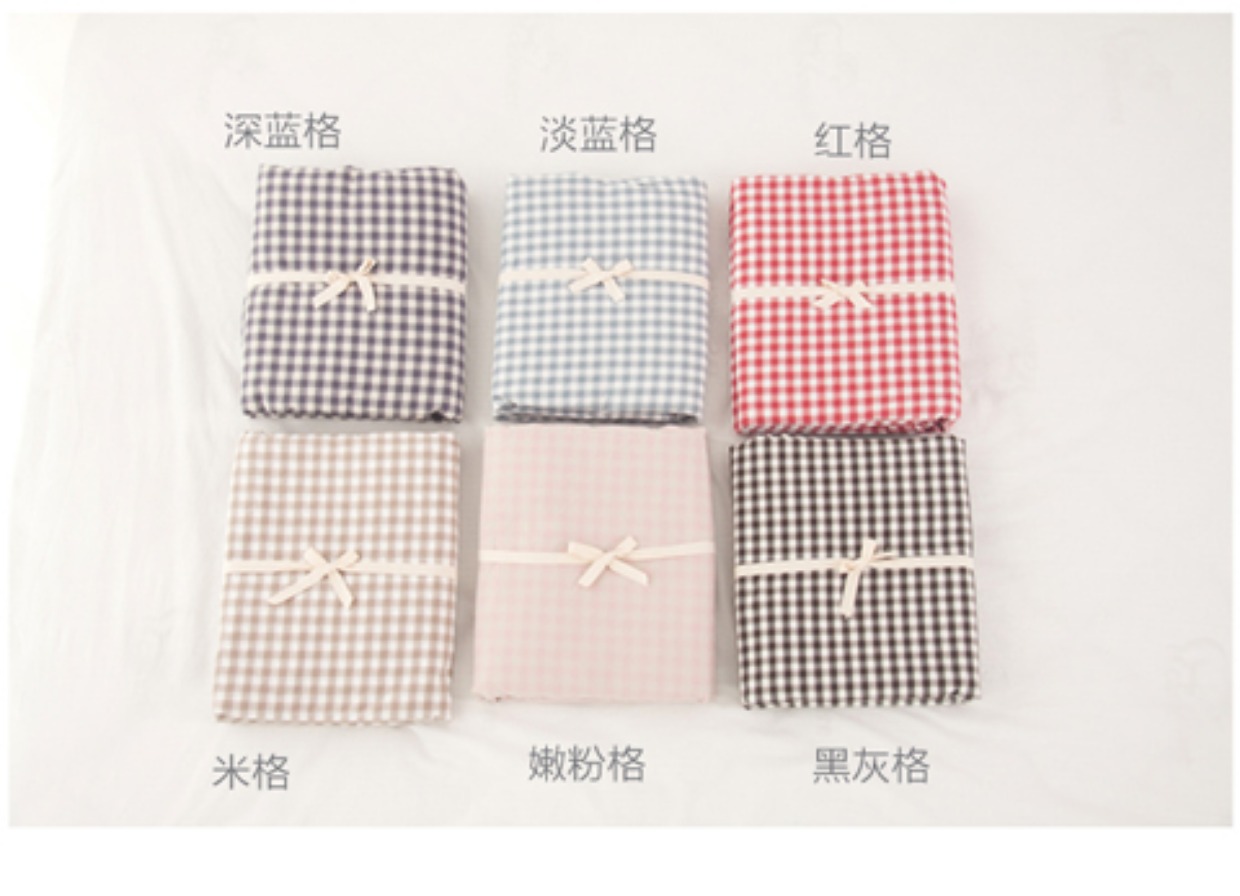 Awakening Ichiban Nhật tối giản đơn đôi bông đồng bằng rắn màu một mảnh kẻ sọc chăn sản phẩm siêu mềm đơn - Quilt Covers chăn phao muji	