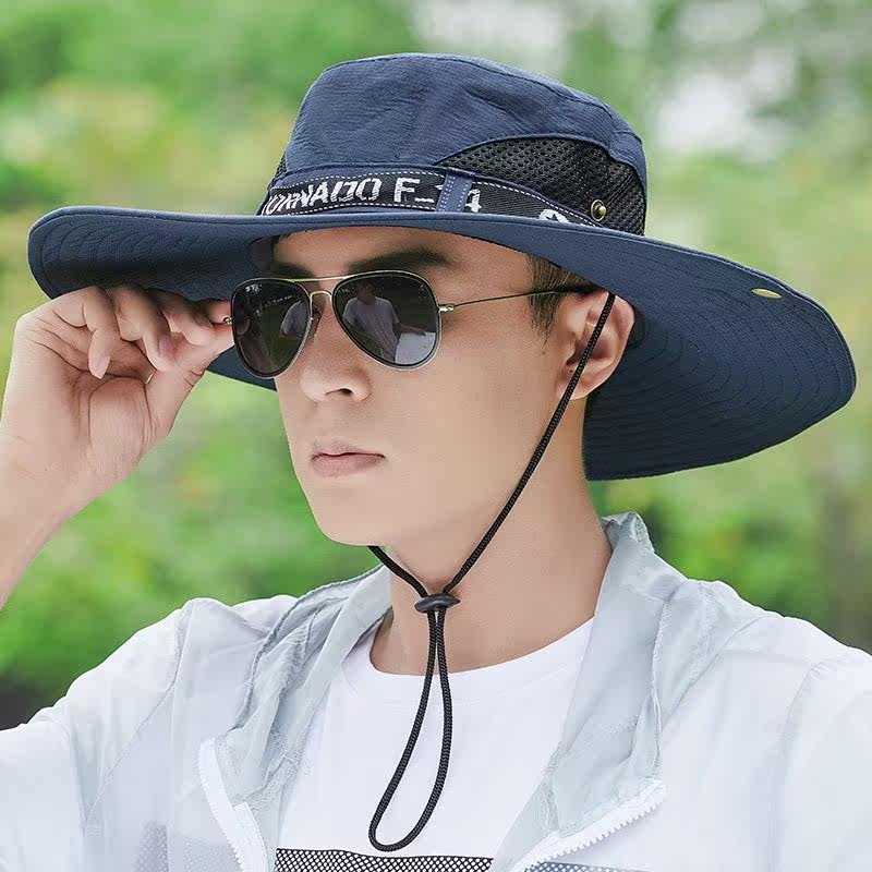 Japanese shade hat men summer fishing outdoor sun breathable sun breathable summer fisherman's cap