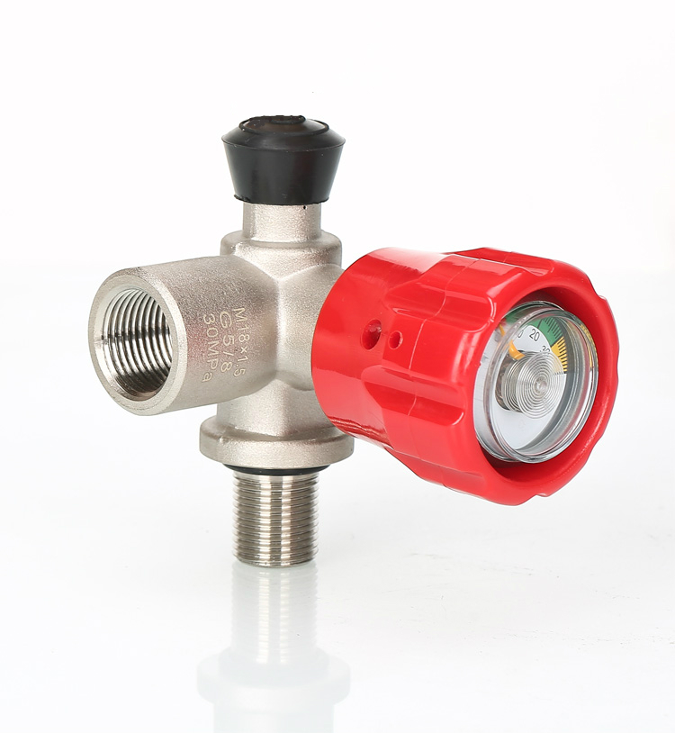 [USD 68.75] Carbon fiber cylinder head valve Gas cylinder valve with