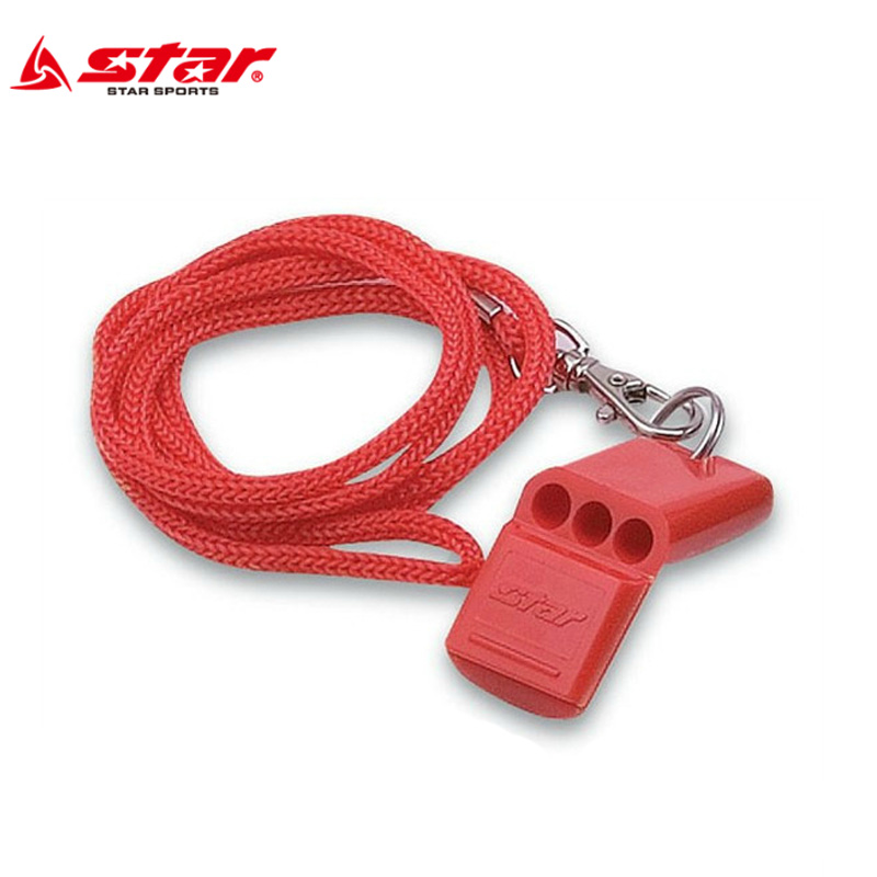 star Star Whistle Referee Lifesaving Soccer Basketball Volleyball With Rope Training Game Whistle XH231
