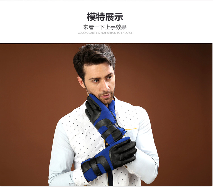 Gants pour homme en velours - Ref 2781628 Image 32