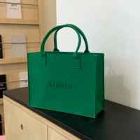 Новый aimitu темно -зеленый средней длины 33 высота 25 ширина 12