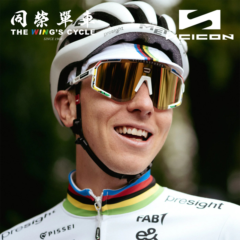 Scicon Cycling Glasses Aeroscope Road Mountain Bike Sports Goggles Sunglasses World Champion Edition