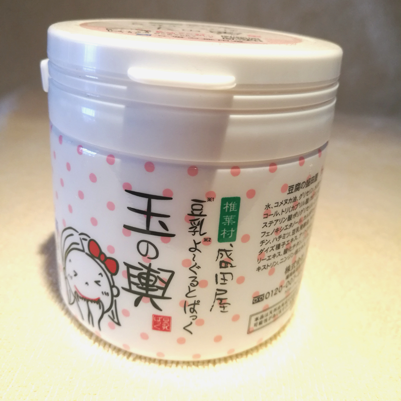 日本进口盛田屋玉之兴豆腐面膜豆乳保湿补水面膜酸奶面膜150g