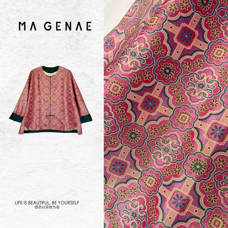 "Return to the Homeland" Handmade High-End Sichuan Brocade Short Hanfu Top Fashionable Versatile Jacket Sr435