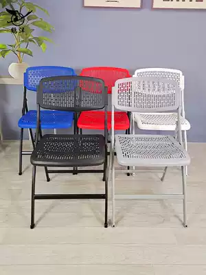 Heyang new breathable net chair plastic folding table and chair training chair with writing board teaching table and chair integrated chair