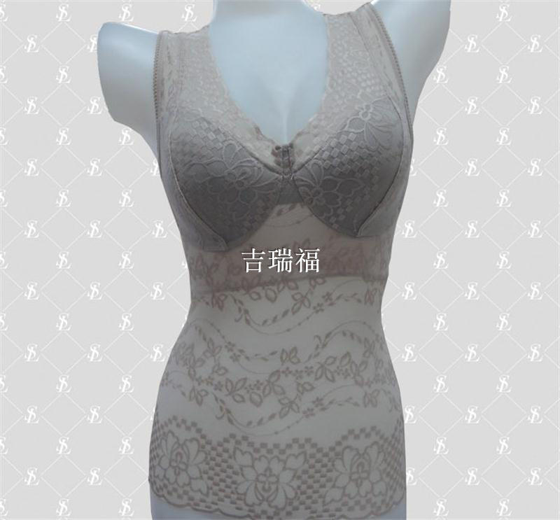 Đích thực Shannon 8426 bụng sexy với ngực pad vest miễn phí mặc áo ngực nữ không có vòng thép siêu mỏng cơ thể hình thành cơ thể