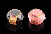 QF557 birthday cake west point diamond cheesecake cheese box round transparent disposable packing box