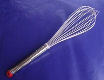 Non-embroidered steel 8-20 inch egg beater big handle whisk mixer manual egg beater