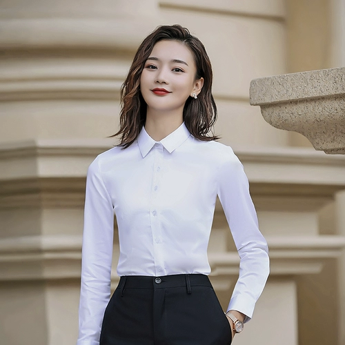 Белая рубашка, весенний лонгслив, костюм, пиджак классического кроя подходит для мужчин и женщин для работы, 2020