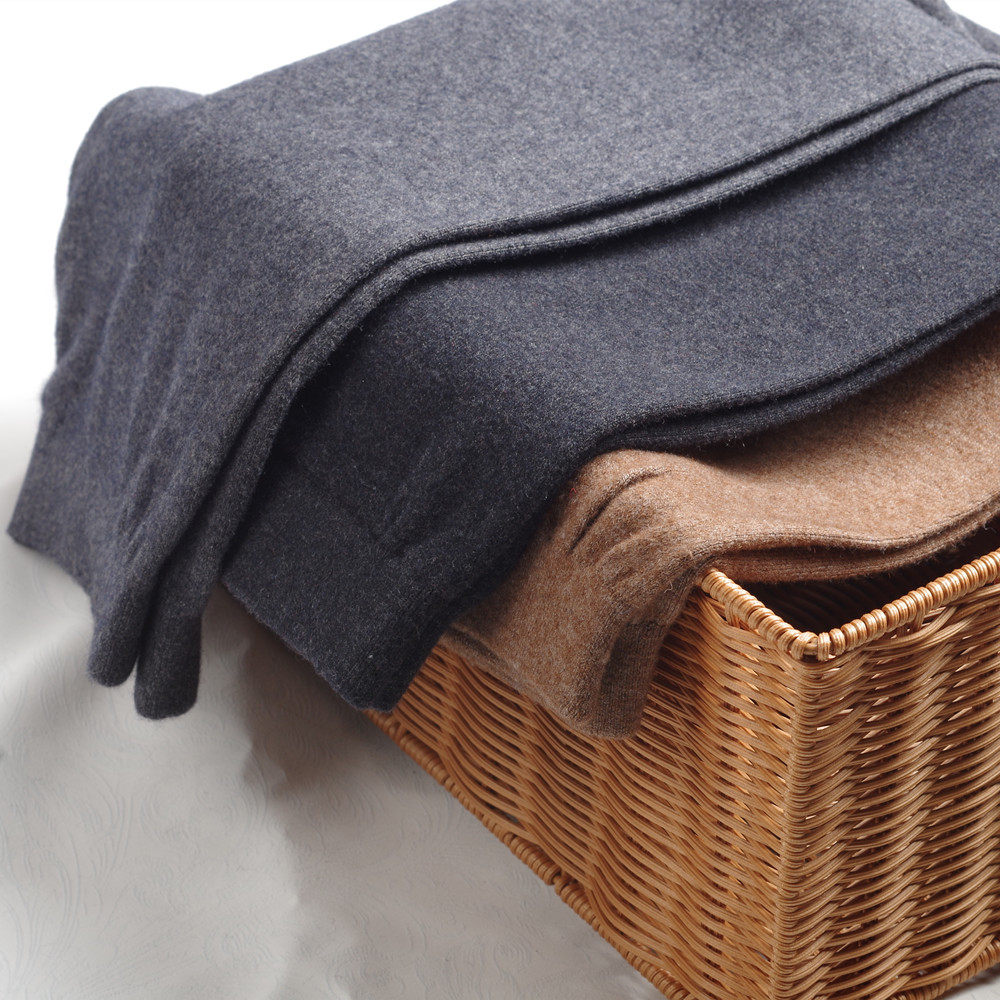 Fall Winter Men Woman's Boy Cashmere Short Warm Trimmed Wool Knitted Toilet Shorts Large Size Sockets