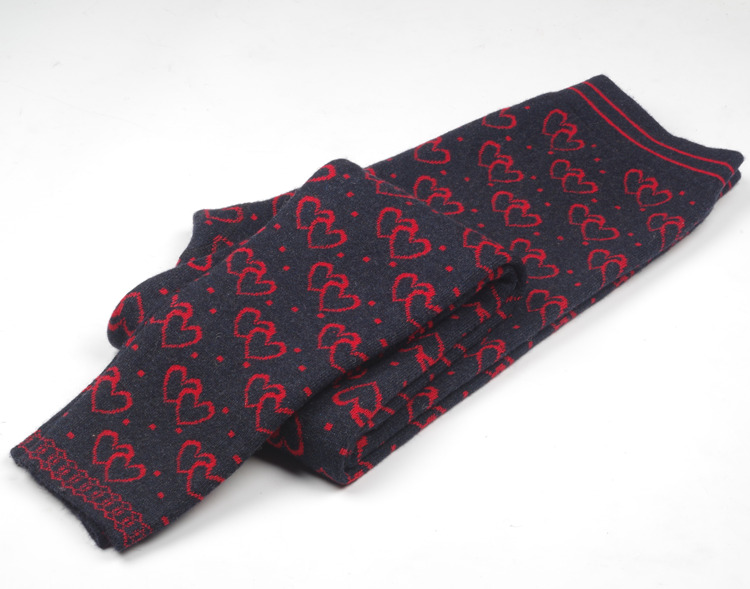 Pantalon collant 50 Jacquard en cachemire - Ref 751820 Image 10