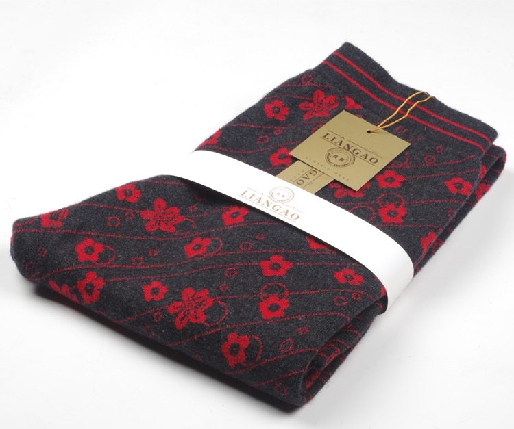 Pantalon collant 50 Jacquard en cachemire - Ref 751820 Image 21