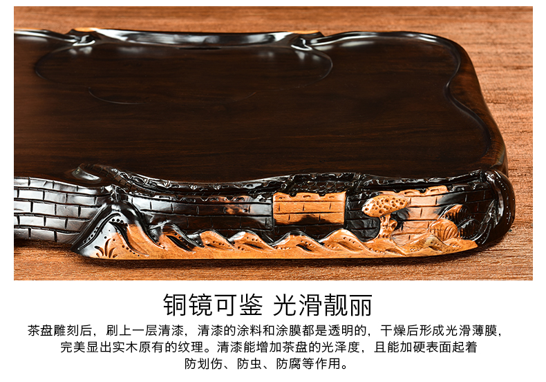 The beginning day, ebony wood tea tray was four one tea stove of a complete set of automatic violet arenaceous kung fu tea tea tea set