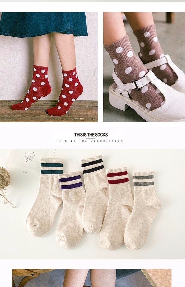 Vớ cotton cao cấp Hàn Quốc mùa xuân và mùa thu vớ cotton nữ vớ Nhật Bản vớ nữ mùa hè vớ cotton mỏng vớ quần