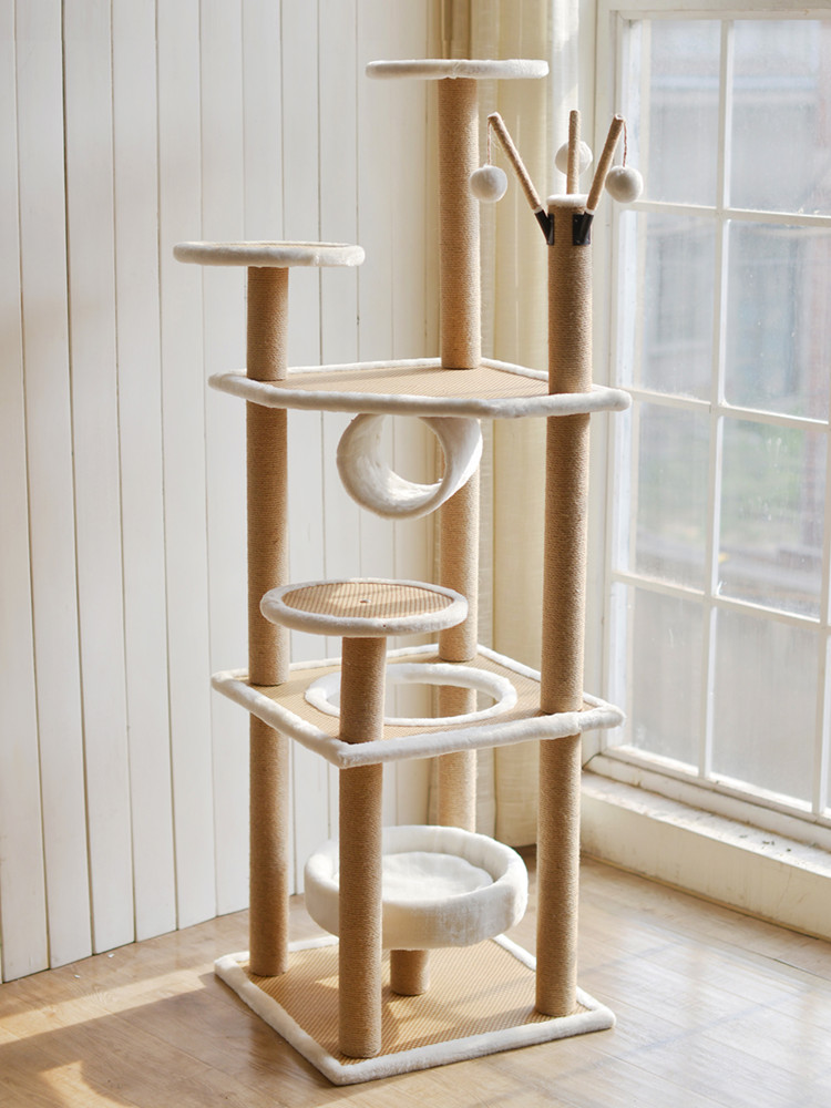 Cat climbing frame Cat nest Cat tree Cat platform Cat scratching board Luxury toy cat climbing frame export province
